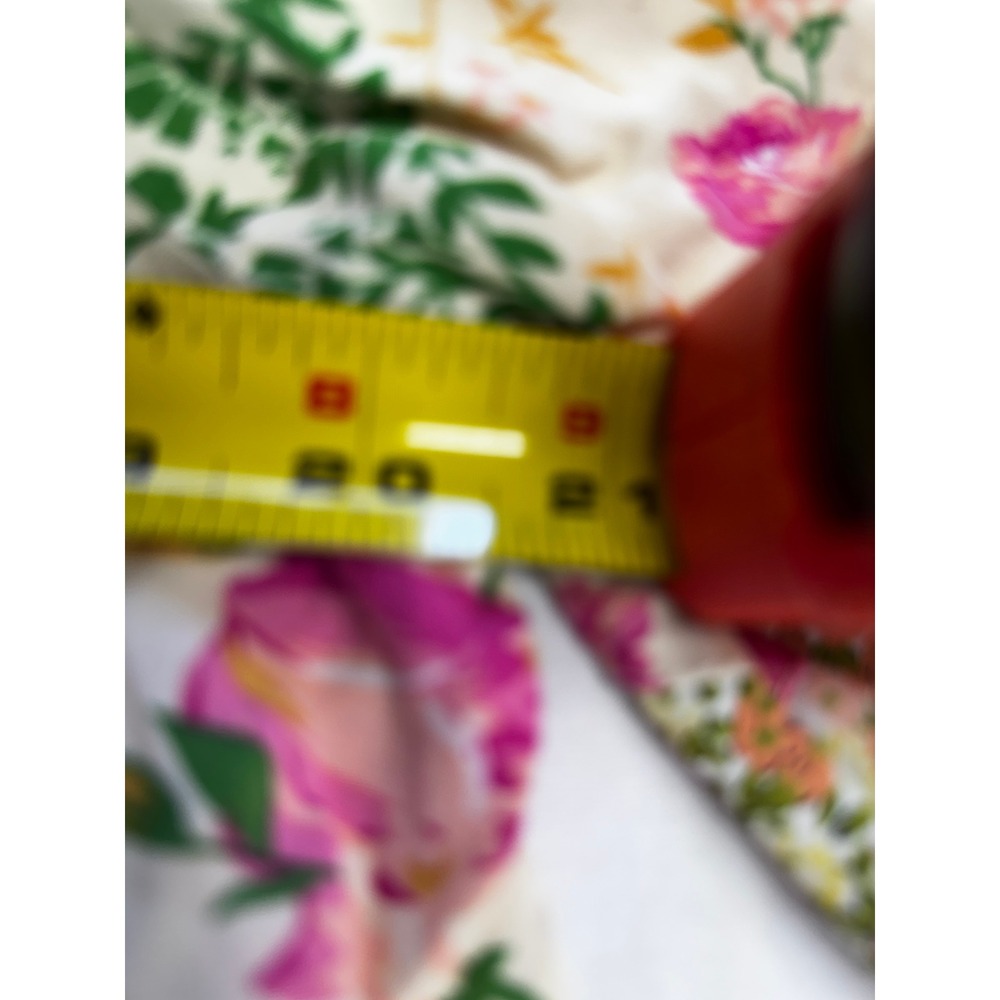 Umgee Pink Floral Patchwork Cottagecore Flutter Sleeve Short Dress Plus Sz 2XL - Picture 15 of 16
